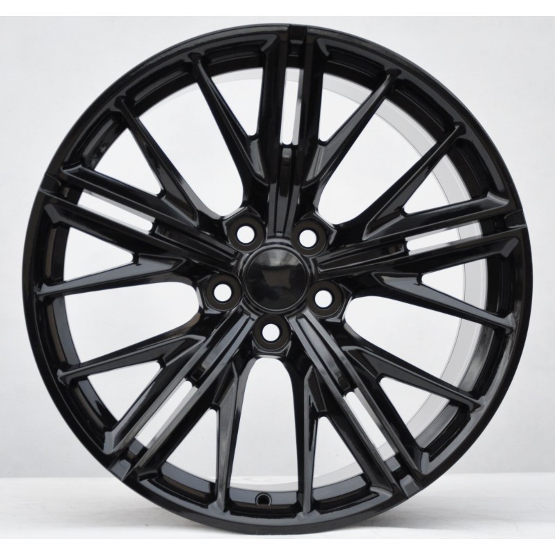 MODEL: 1609 20" 10J ET23 + 11J ET43 5x120 Gloss Black - obrazek 2