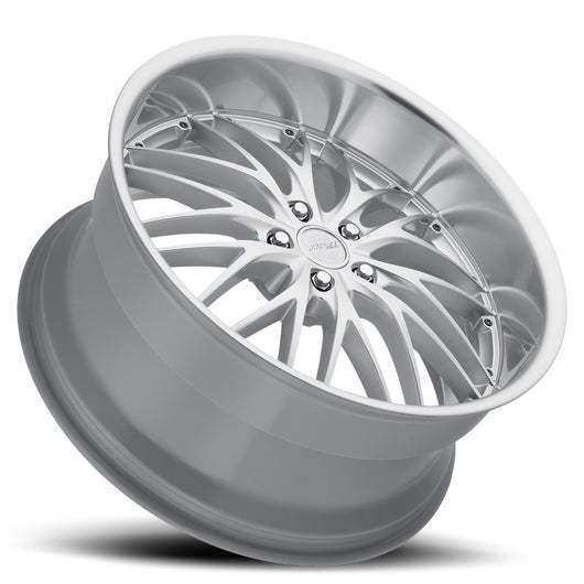 MRR GT1 18" 9,5J ET24-ET45 5x112-5x120,65 Hyper Silver Machined Lip - obrazek 3