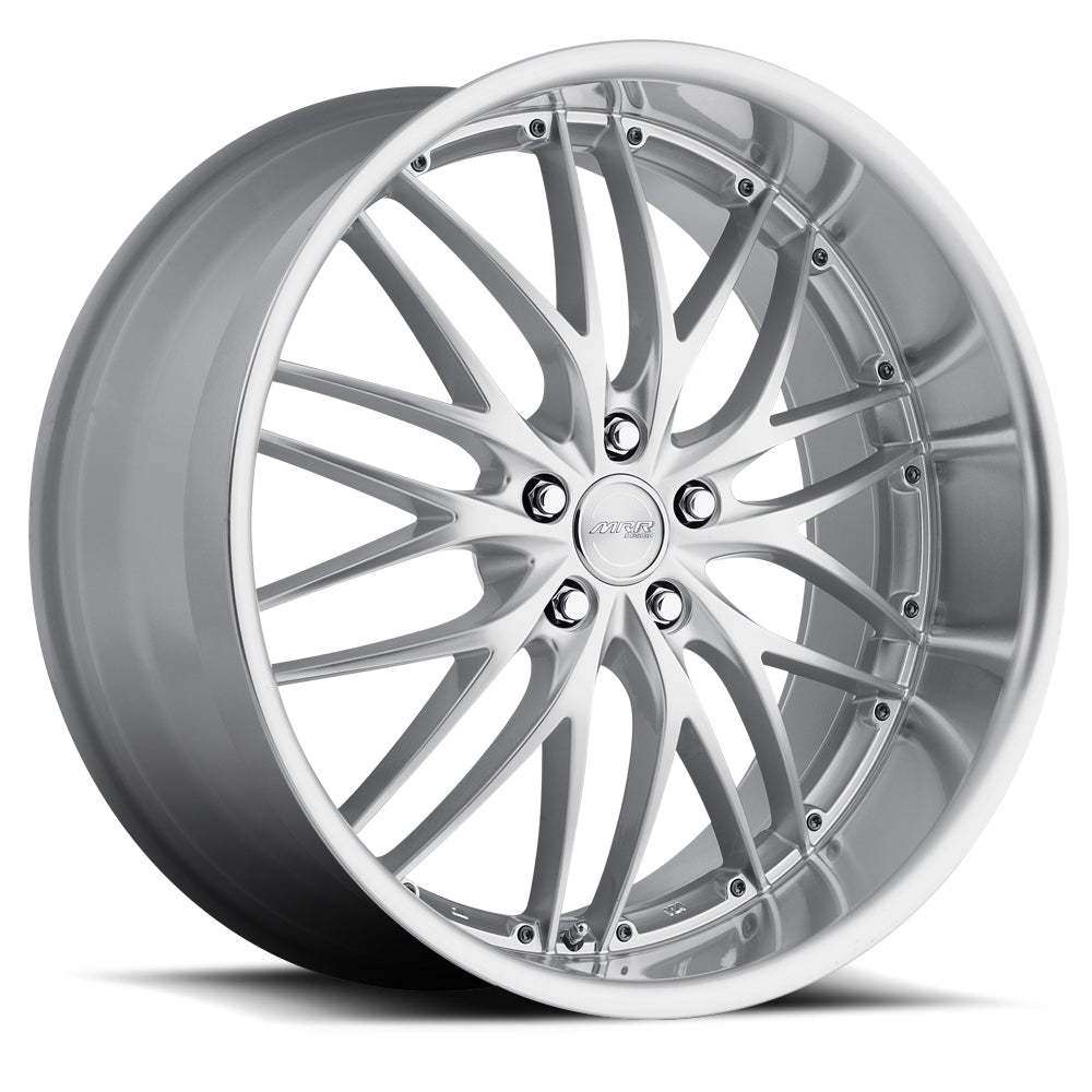 MRR GT1 19" 9,5J ET24-ET45 5x112-5x120,65 Hyper Silver Machined Lip