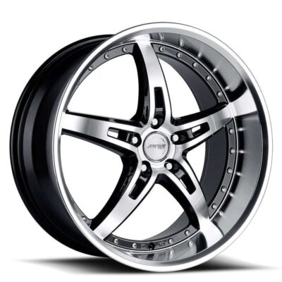 MRR GT5 20" 10J ET20-ET45 5x112-5x120,65 Black Machined