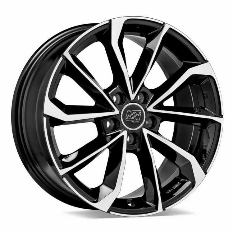 MSW 42 19" 8J ET40 5x114,3 Gloss Black Full Polished