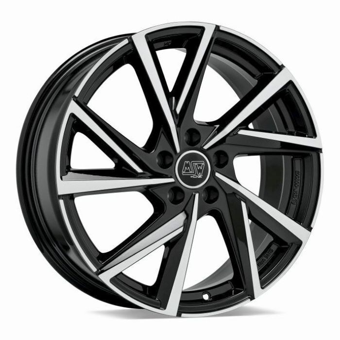 MSW 43 19" 8J ET35 5x112 Gloss Black Full Polished
