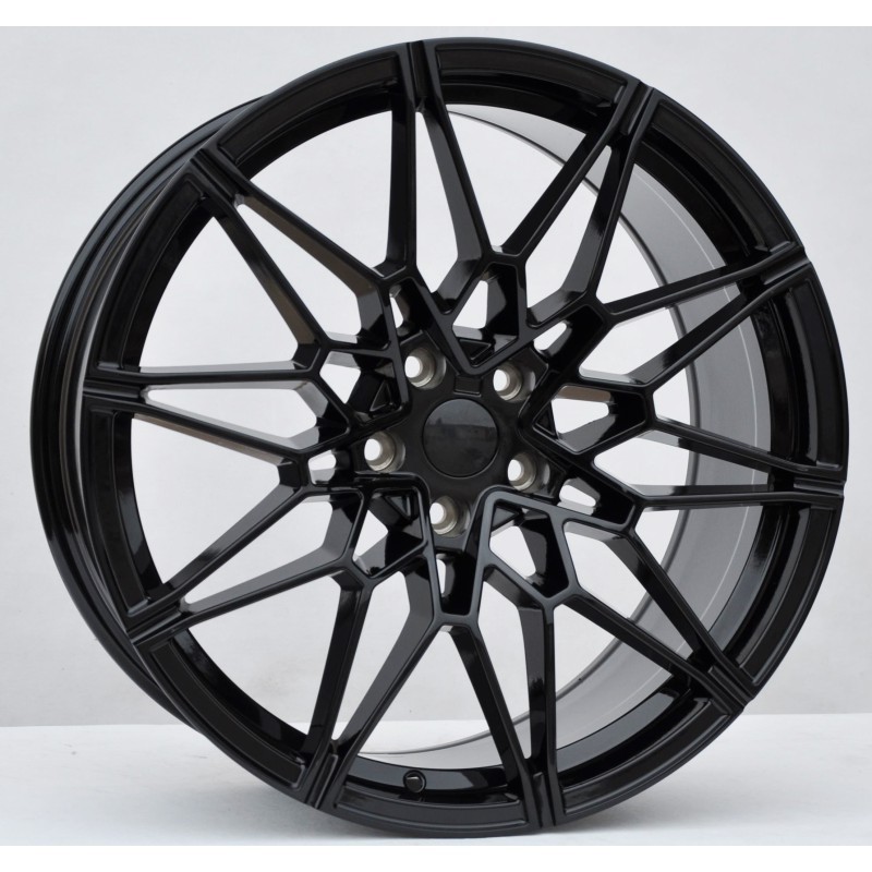 Model: 0293 B 20" 8,5J ET35 + 9,5J ET40 5x120 Gloss Black - obrazek 3