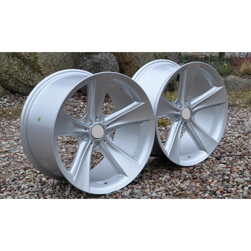 Model: 086 Concave 18" 8,5J ET20 + 9,5J ET14 5x120 Silver