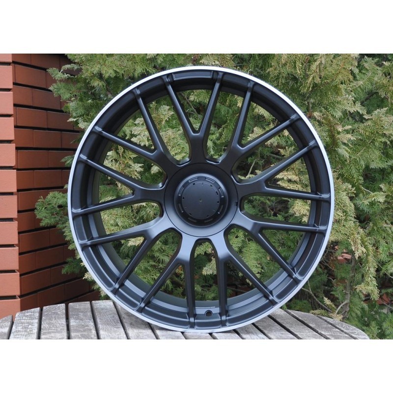 Model: 1268 19" 8J ET45 + 9J ET45 5x112 Matt Black - obrazek 4