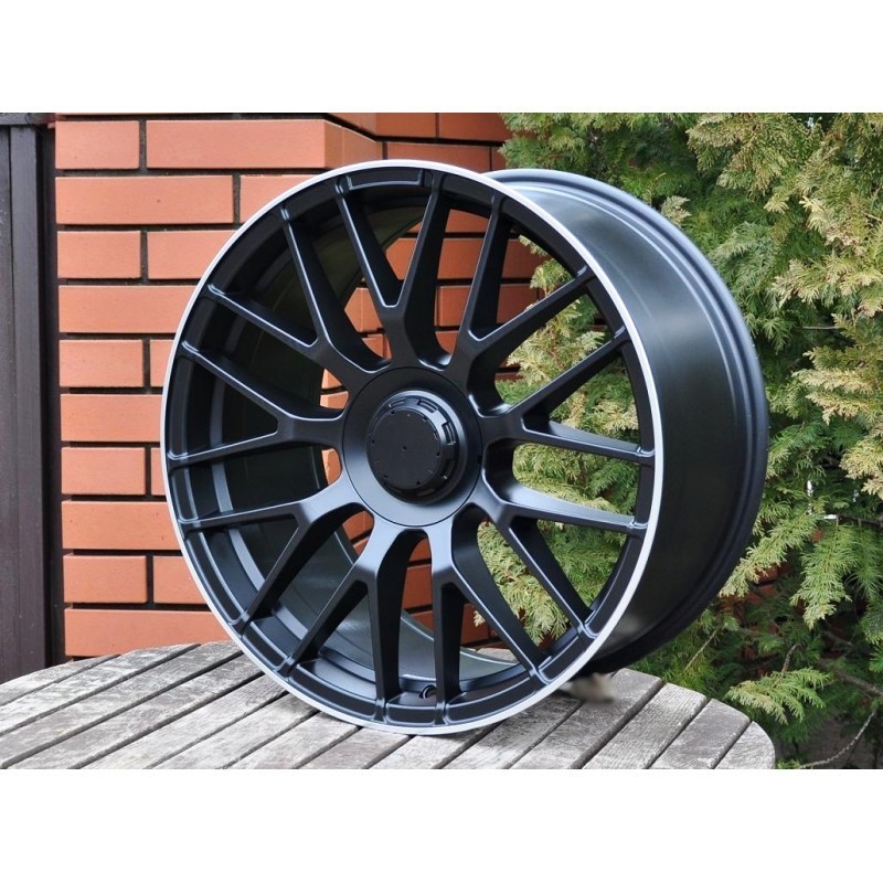 Model: 1268 19" 8J ET45 + 9J ET52 5x112 Matt Black - obrazek 3