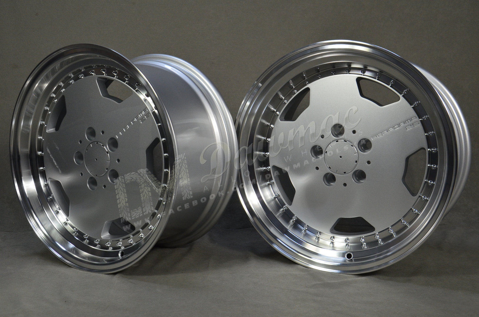 Model: 1781 17" 8J ET25 + 9,5J ET25 5x112 Silver Polished - obrazek 5