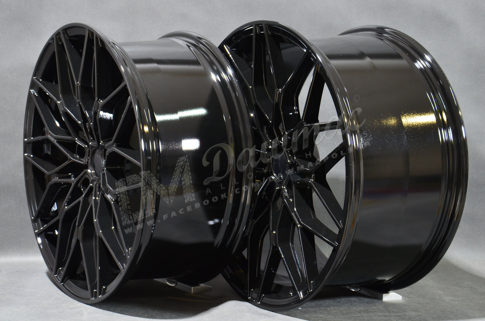 Model: 292 20" 8,5J ET35 + 9,5J ET38 5x120 Black - obrazek 4