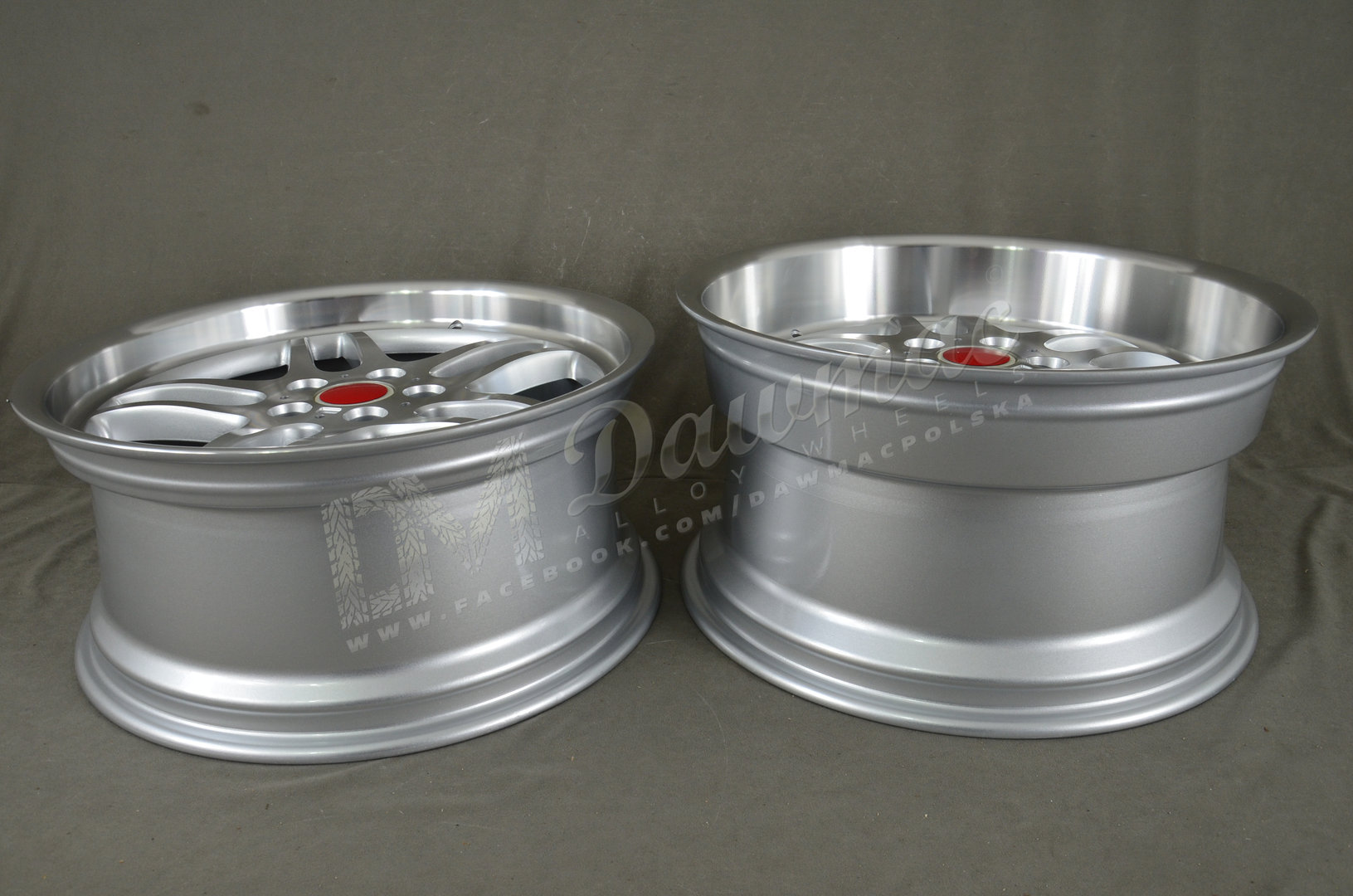 Model: 506 19" 8,5J ET15 + 10J ET20 5x120 Silver Machine Face - obrazek 7