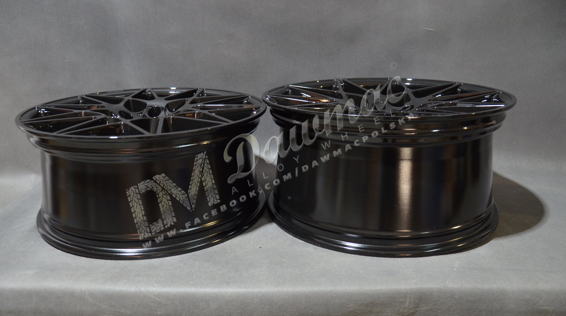 Model: 5167 19" 8,5J ET35 + 9,5J ET40 5x120 Gloss Black - obrazek 7