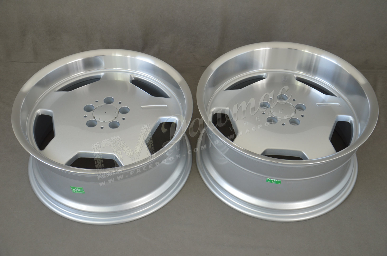 Model: 5270 19" 8,5J ET35 + 9,5J ET35 5x112 Silver Machined Lip - obrazek 6