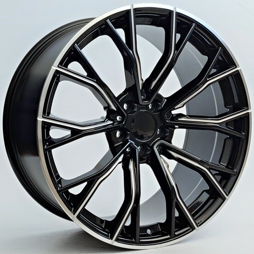 Model: 5332 20" 8,5J ET30 + 9,5J ET38 5x120 Black Milling