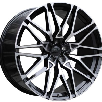 Model: 5771 22" 10J ET32 + 11J ET37 5x112 Gloss Black Polished