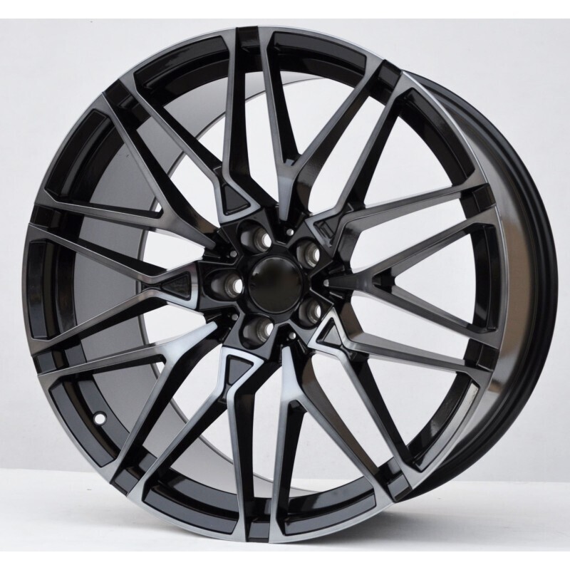 Model: 5771 22" 9,5J ET37 + 10,5J ET43 5x112 Black Tinted Face - obrazek 2