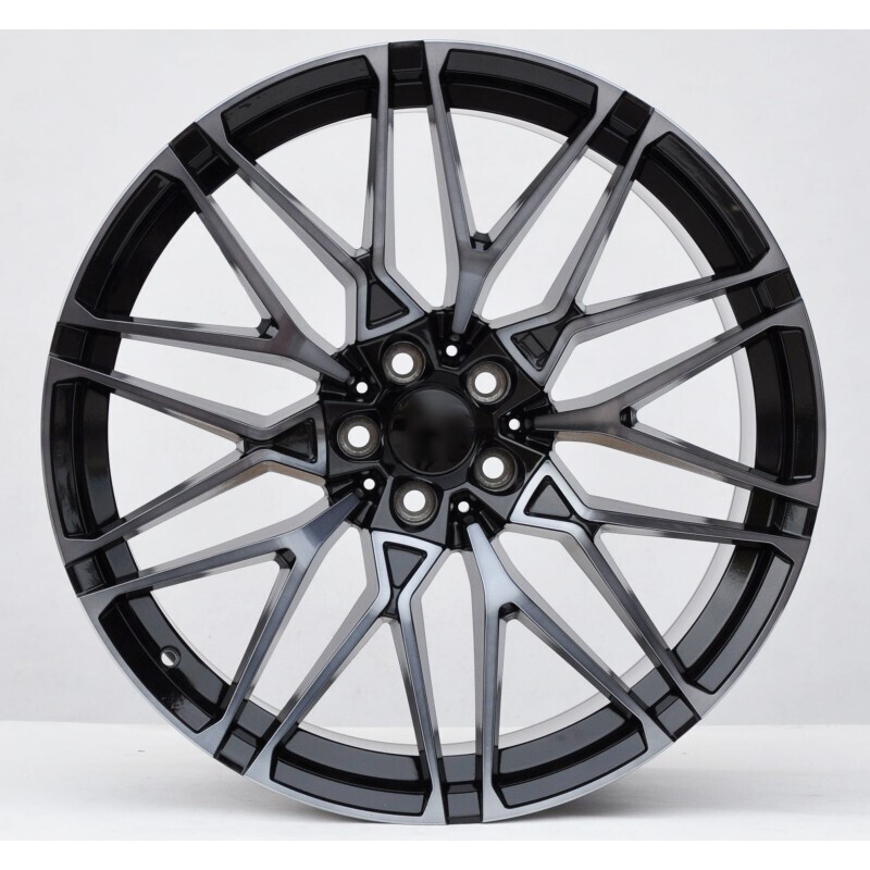 Model: 5771 22" 9,5J ET37 + 10,5J ET43 5x112 Black Tinted Face - obrazek 5