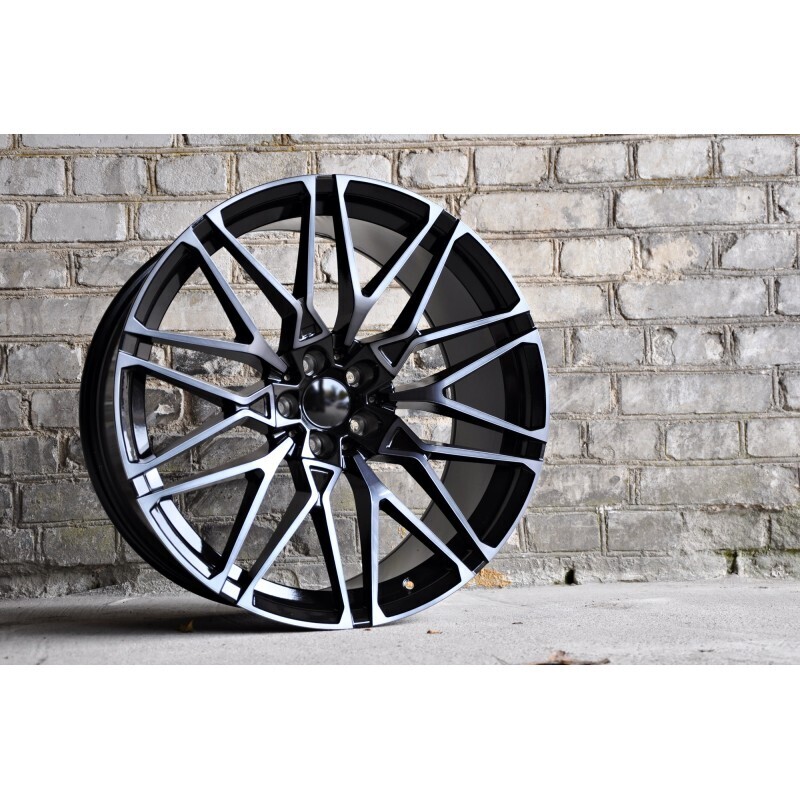 Model: 5771 22" 9,5J ET37 + 10,5J ET43 5x112 Black Tinted Face - obrazek 8