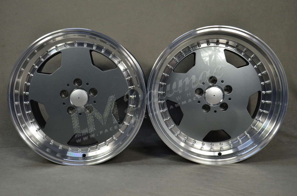 Model: 5852 17" 8J ET25 + 9,5J ET25 5x112 Grey Polished