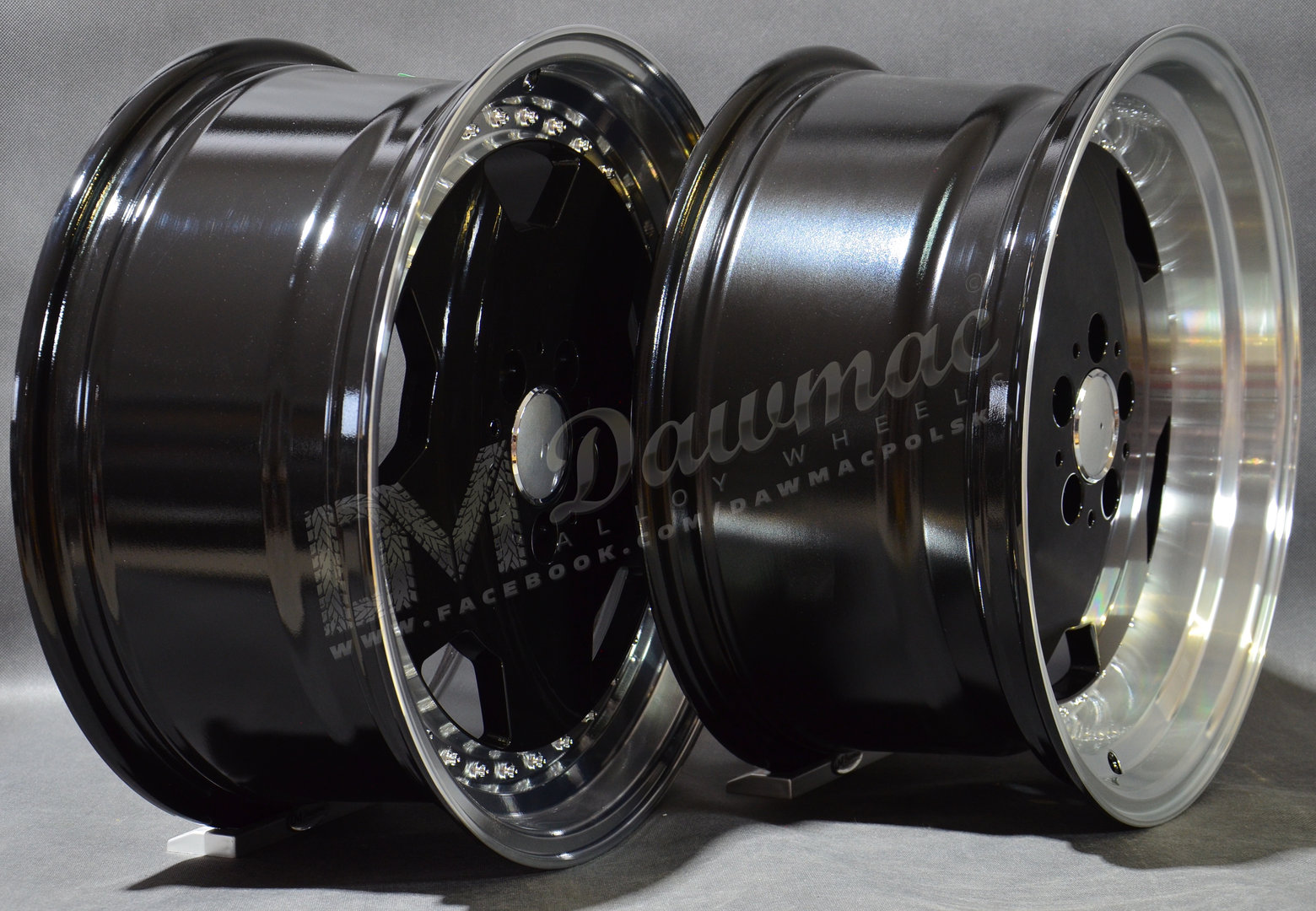 Model: 5852 18" 8J ET35 + 9J ET30 5x112 Gloss Black - obrazek 5