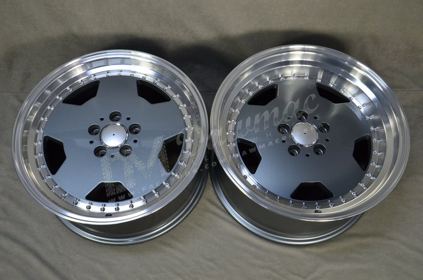 Model: 5852 18" 8J ET35 + 9J ET30 5x112 Grey Polished - obrazek 6