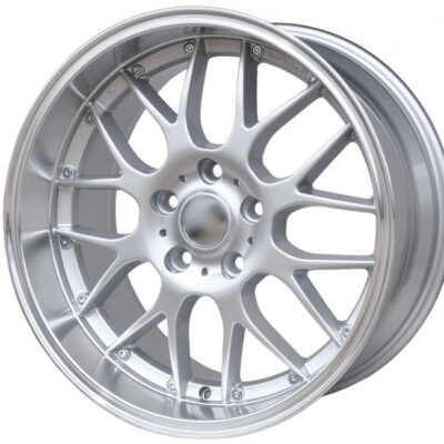 Model: 773 18" 8J ET35  5x120 Silver with Polished Lip