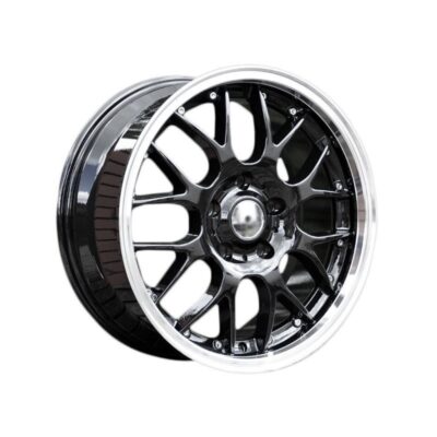 Model: 773 18" 8J ET35 + 9J ET38 5x120 Gloss Black with Polished Lip