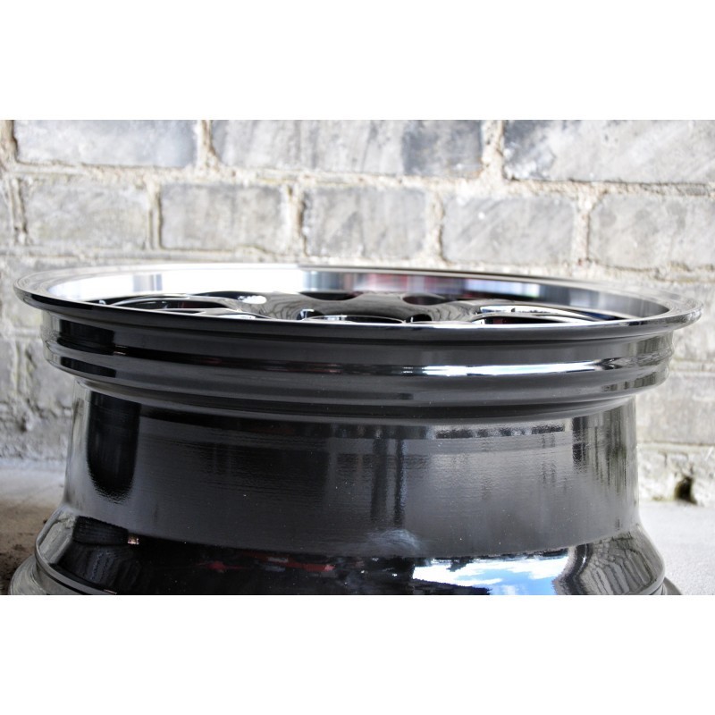 Model: 773 18" 8J ET35 + 9J ET38 5x120 Gloss Black with Polished Lip - obrazek 6