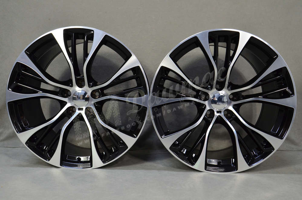 Model: 851 20" 10J ET40 + 11J ET37 5x120 Gloss Black Polished