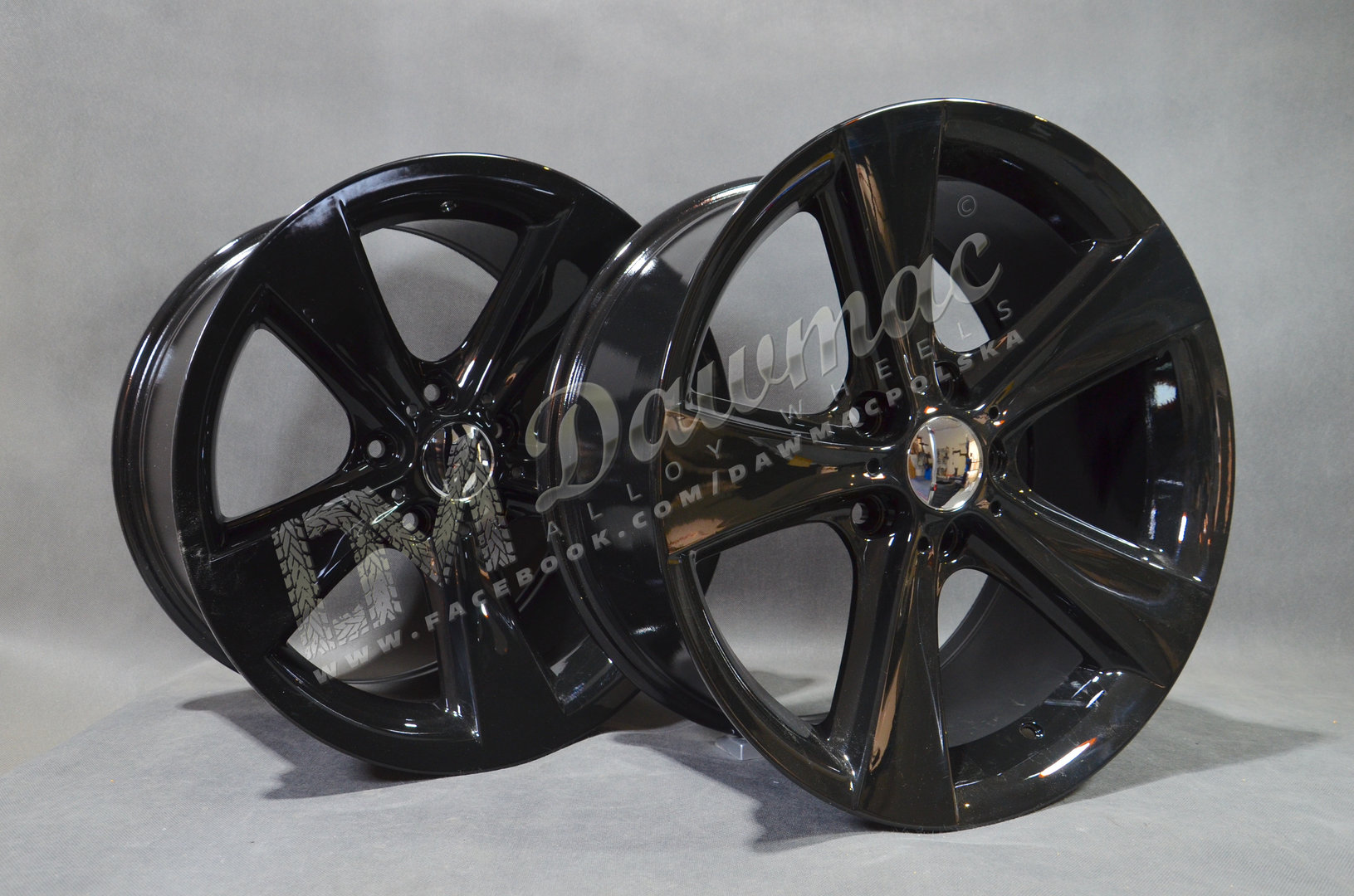 Model: BK086 18" 8,5J ET20 + 9,5J ET14 5x120 Gloss Black - obrazek 4