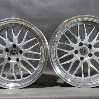 Model: BK848 20" 8,5J ET20 + 10J ET20 5x120 Silver + PL