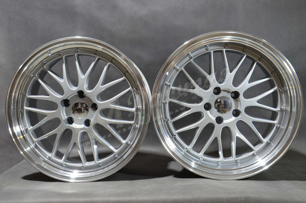 Model: BK848 20" 8,5J ET20 + 10J ET20 5x120 Silver + PL