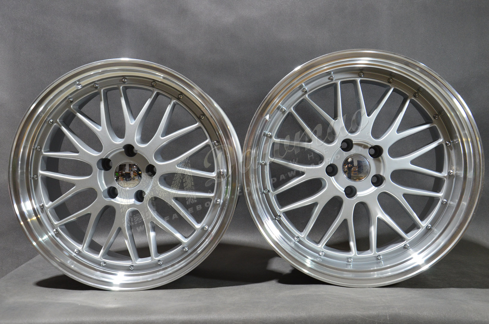 Model: BK848 20" 8,5J ET20 + 10J ET20 5x120 Silver + PL - obrazek 2