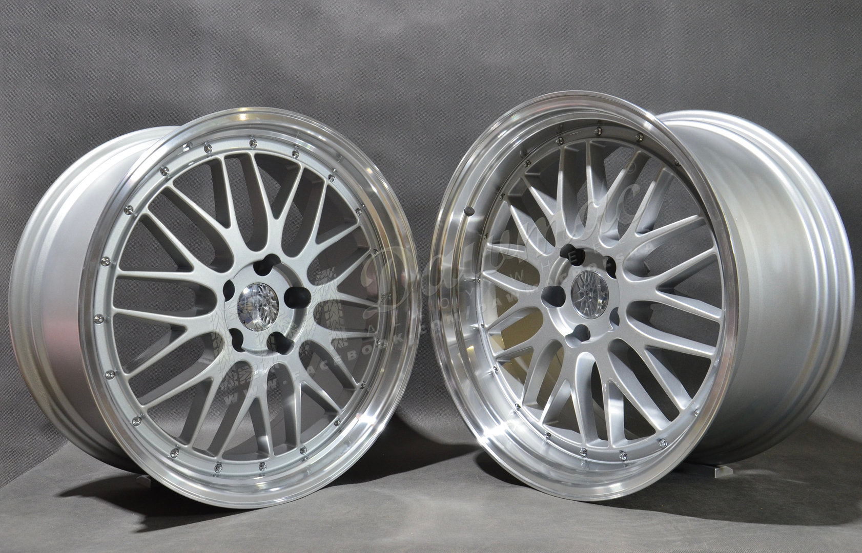 Model: BK848 20" 8,5J ET20 + 10J ET20 5x120 Silver + PL - obrazek 3