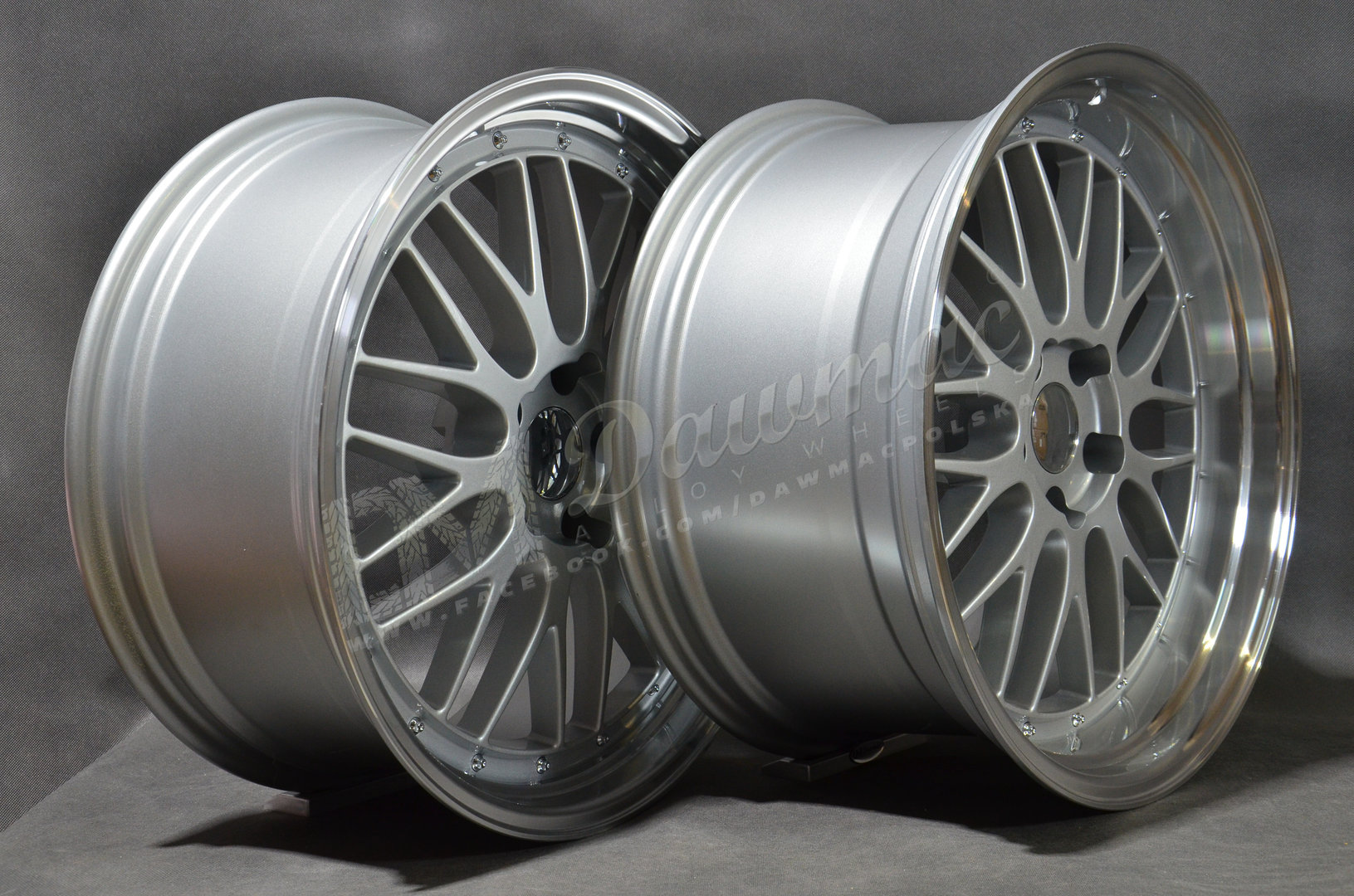 Model: BK848 20" 8,5J ET20 + 10J ET20 5x120 Silver + PL - obrazek 5