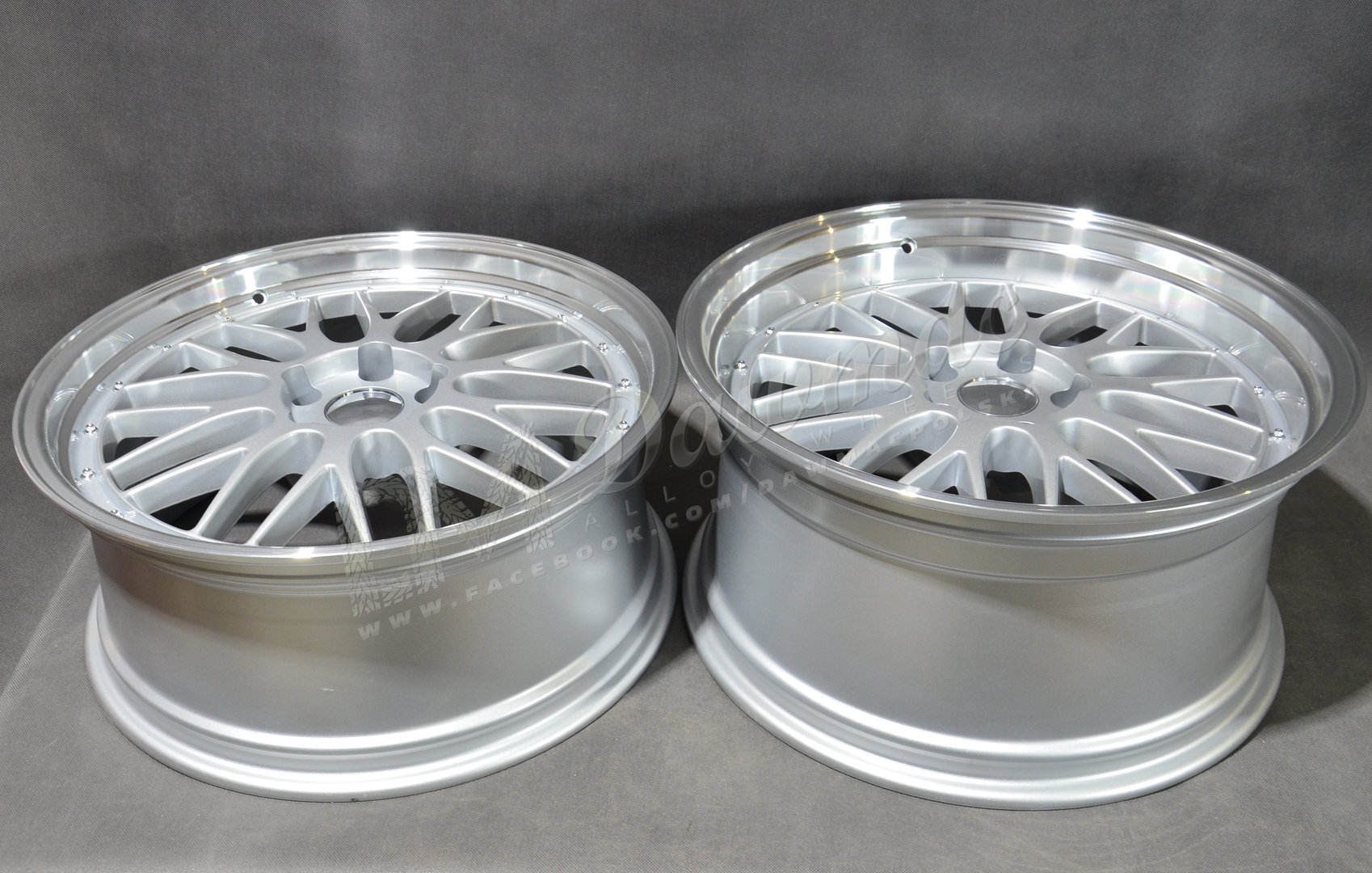 Model: BK848 20" 8,5J ET20 + 10J ET20 5x120 Silver + PL - obrazek 6