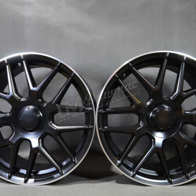 Model: BY1258 19" 8,5J ET 38 + 9,5J ET43 5x112 Black Half Matt Polished Lip