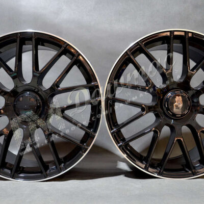 Model: BY1268 20" 8J ET40 + 9J ET50 5x112 Black Polished Lip