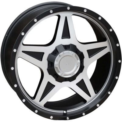 Model: FR-A064 20" 9J ET18 6x139,7 Black Matt Front Polished