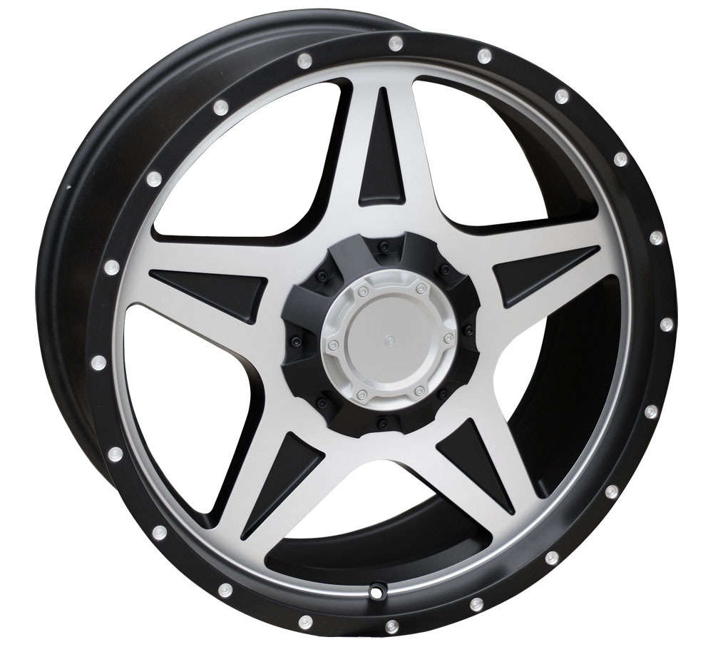 Model: FR-A064 20" 9J ET18 6x139,7 Black Matt Front Polished