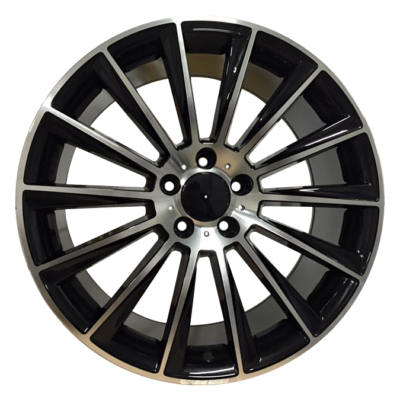 Model: MB5 22" 10J ET42 5x112 Black Machined Face