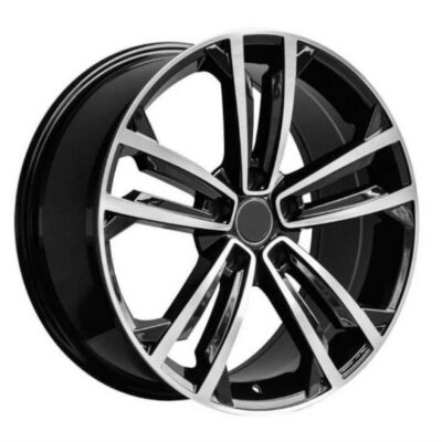 Model: VAG16 WT 18" 8J ET45 5x112 Gloss Black Machined