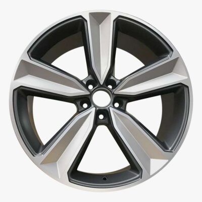 Model: VAG22 19" 8,5J ET42 5x112 Gun Metal Silver Spokes