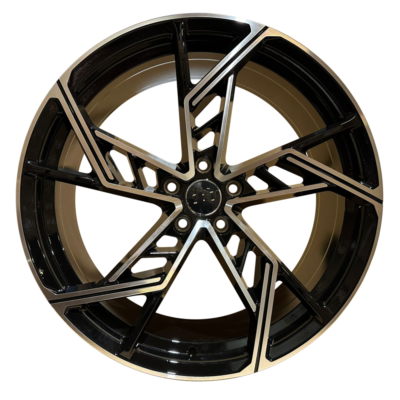 Model: VAG34 21" 9J ET30 5x112 Gloss Black Machined