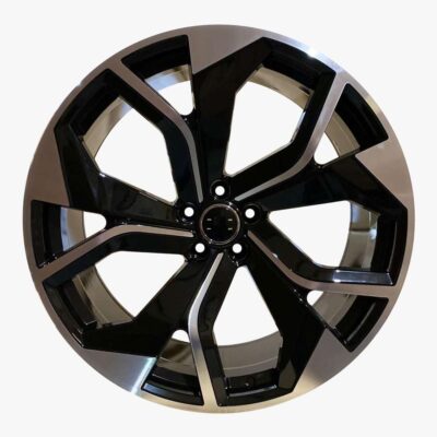Model: VAG47 WT 20" 9J ET30 5x112 Gloss Black Machined