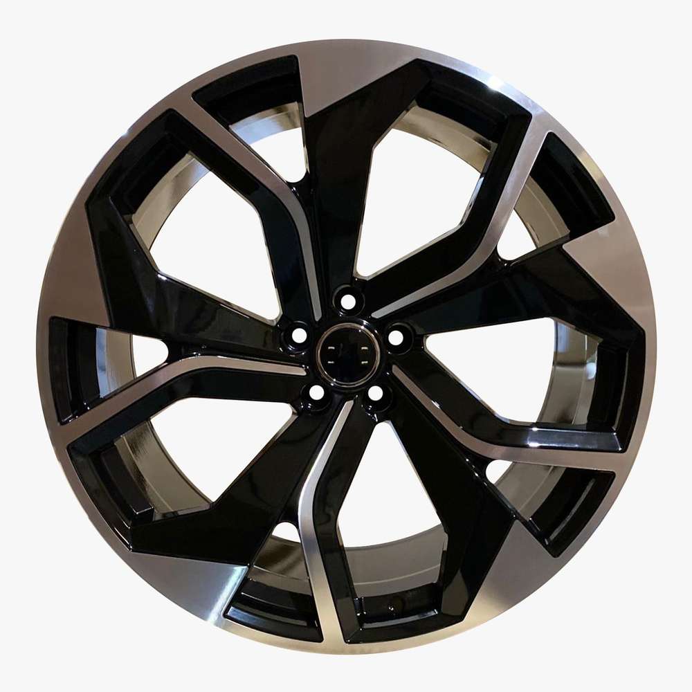 Model: VAG47 WT 20" 9J ET30 5x112 Gloss Black Machined