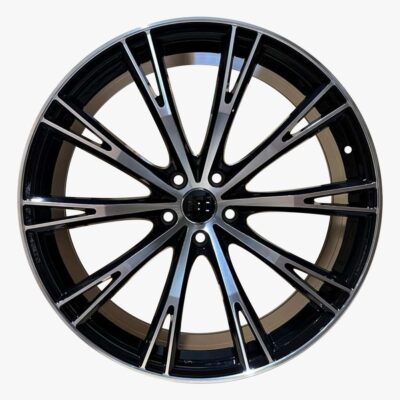 Model: VAG49 21" 9J ET30 5x112 Gloss Black Machined