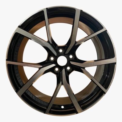 Model: VAG54 WT 18" 8J ET45 5x112 Gloss Black Machined
