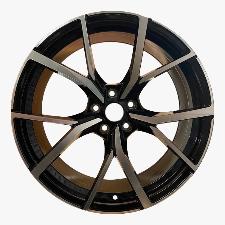 Model: VAG54 WT 18" 8J ET45 5x112 Gloss Black Machined