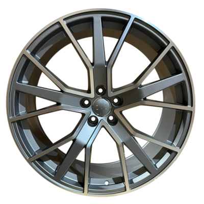 Model: VAG9 21" 9J ET35 5x112 Gun Metal Machined