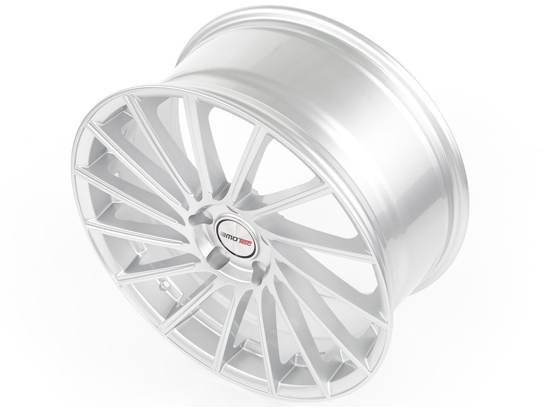 Motec Tornado 21" 9J ET35 5x120 High Gloss Silver - obrazek 6