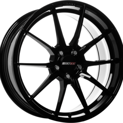 Motec Ultralight 19" 8J ET48 5x112 Black Painted